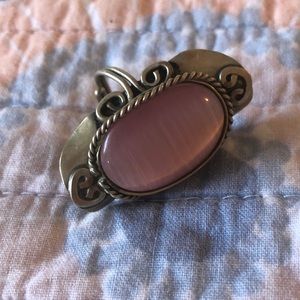 Peruvian purple gemstone ring